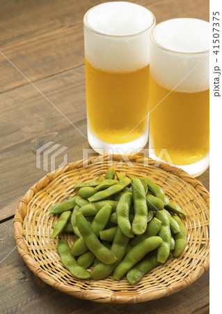 ビールと枝豆 41507375