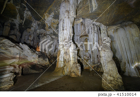 Stalactites and stalagmites in Tham Phu Wai,  41510014