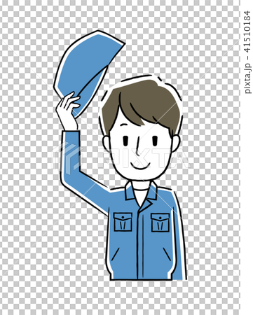 插图素材: 工作服男人