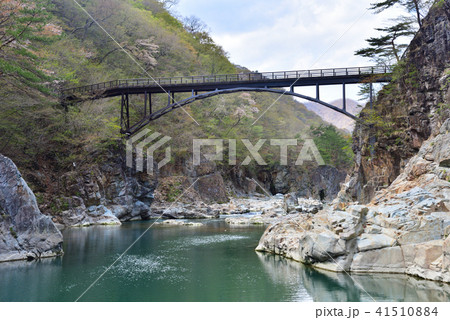 龍王峡 虹見橋の風景 龍王峡 虹見橋の風景 41510884