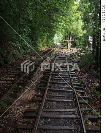 屋久島のトロッコ軌道 41511216