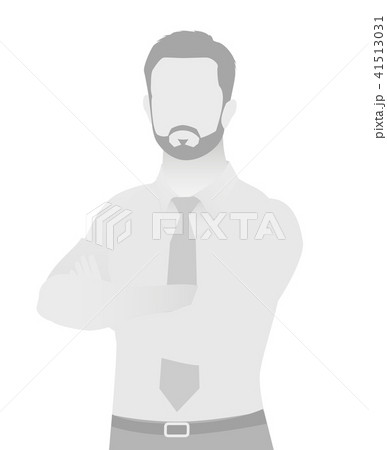 Default placeholder businessman half-length portr 41513031