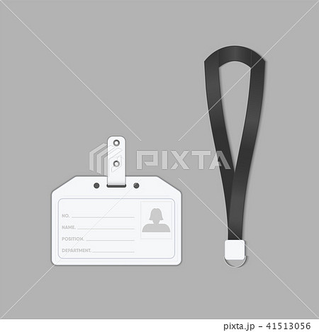 Employees identification card, Tag name, Vector 41513056