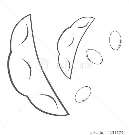 枝豆 豆 イラスト アイコンのイラスト素材