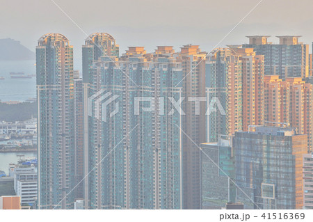 a Building apartment pattern Hong Kong living. 41516369