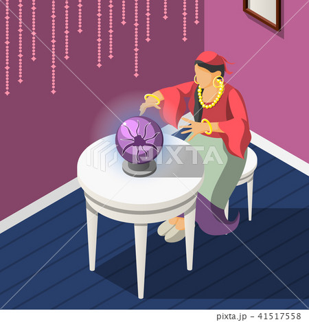 Gypsies Isometric Magic Background 41517558