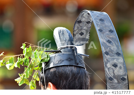 葵祭 社頭の儀の写真素材