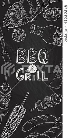 bbq grill poster 41520226
