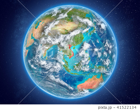 Vietnam on planet Earth in space 41522134