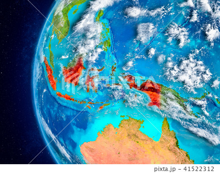 Indonesia on Earth from space Indonesia on Earth from space 41522312