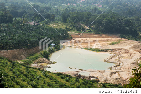 Aerial view sand quarry Aerial view sand quarry 41522451
