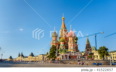 Saint Basil Cathedral in Red Square of Moscow Saint Basil Cathedral in Red Square of Moscow 41522657