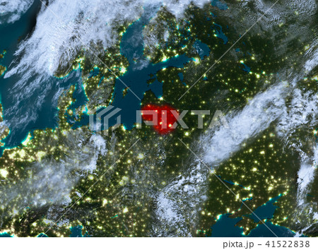 Night view of Lithuania Night view of Lithuania 41522838