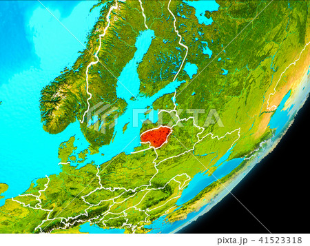 Orbit view of Lithuania Orbit view of Lithuania 41523318