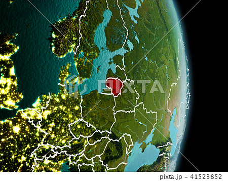 Morning over Lithuania on Earth Morning over Lithuania on Earth 41523852