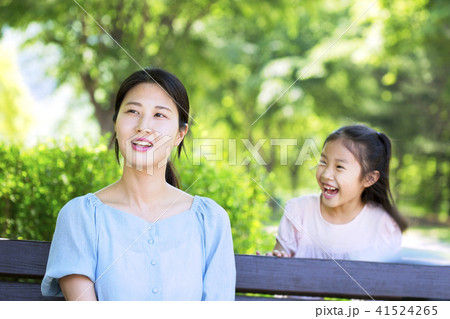 ナンジチョン公園 母娘 遊び 41524265