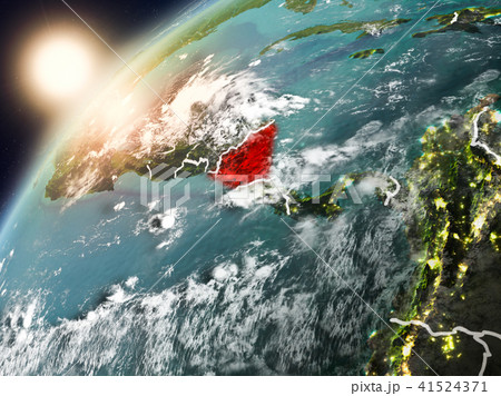 Nicaragua on planet Earth in sunset Nicaragua on planet Earth in sunset 41524371