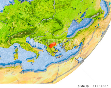 Map of Macedonia on Earth 41524887