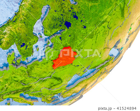 Map of Belarus on Earth Map of Belarus on Earth 41524894