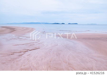 Peaceful beach of southern Thailand, rainy season 41526216