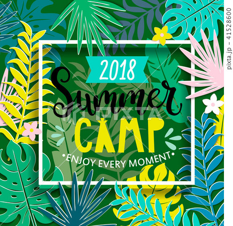 Summer camp 2018 in jungle. Summer camp 2018 in jungle. 41528600