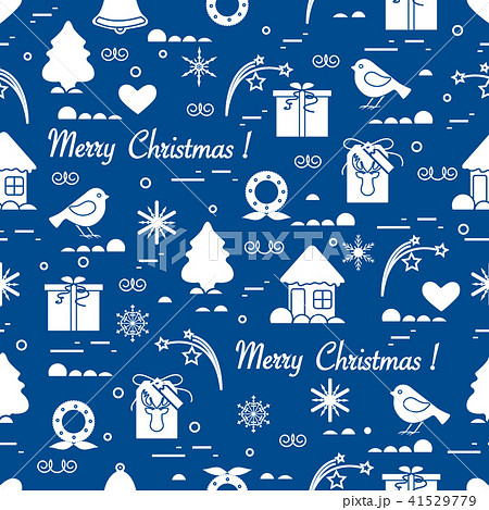 Cute vector pattern of different new year and 41529779