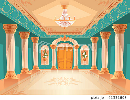 Ballroom or royal palace hall vector illustration 41531693