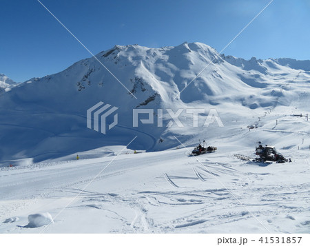 冬のアルプス フランス ヴァルディゼール ティーニュ スキー場 Val d 冬のアルプス フランス ヴァルディゼール ティーニュ スキー場 Val d 41531857
