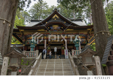秩父市 三峯神社 拝殿 神木 秩父市 三峯神社 拝殿 神木 41533135