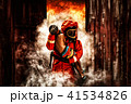fireman save a child in arms from fire incident 41534826