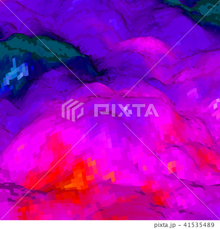 Abstract background with topographic landscape map and pixelated structure with textured moluntains 41535489