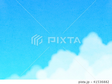 背景素材 夏空と入道雲 41536882