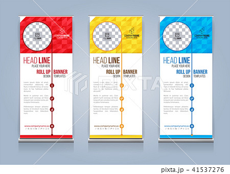 Roll Up Banner template design vector illustration 41537276
