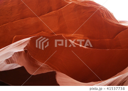 Bright orange slot Antelope Canyon 41537738