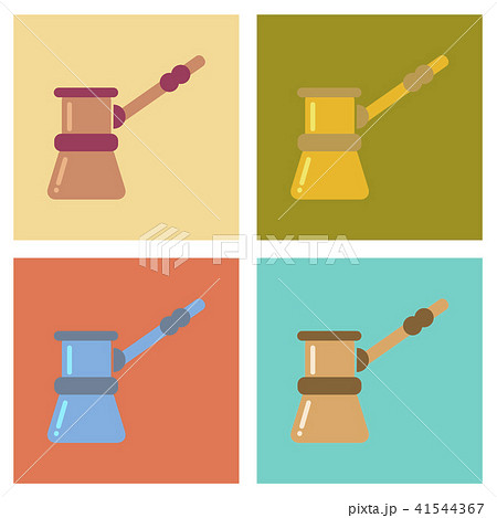 assembly flat icons coffee arabic Turk 41544367