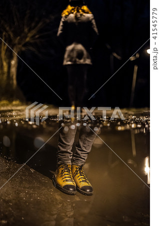 lonely young girl  41545779