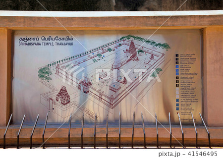 Map of Brihadisvara Temple complex, Tanjore 41546495