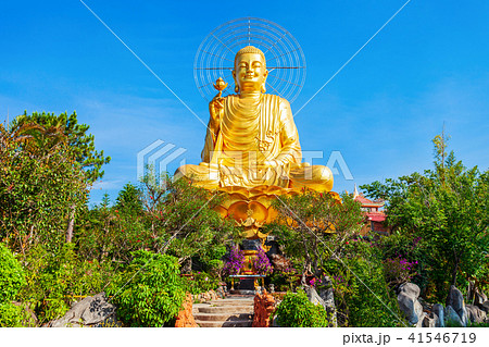 Golden Buddha statue in Dalat Golden Buddha statue in Dalat 41546719