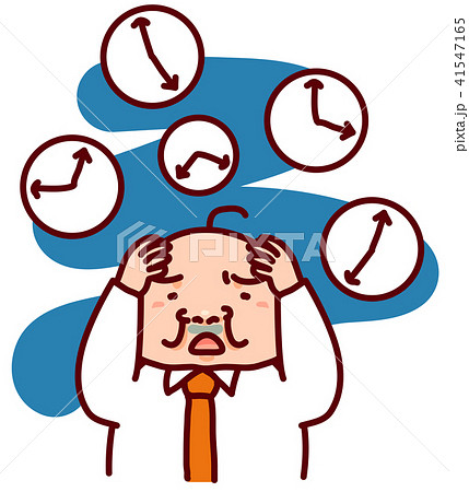 時間に支配されている男性 時間に支配されている男性 41547165
