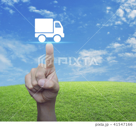 Truck delivery service concept 41547166