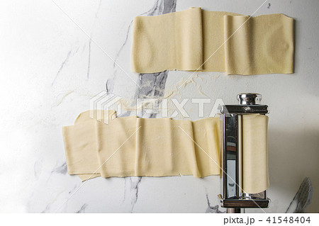 Homemade uncooked pasta 41548404