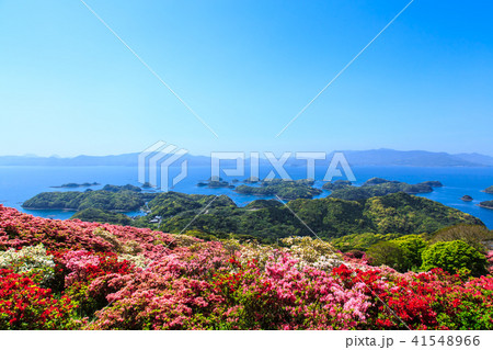 長串山つつじまつりと九十九島　【長崎県佐世保市鹿町町】 41548966