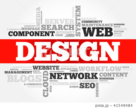 DESIGN word cloud, technology concept DESIGN word cloud, technology concept 41549484