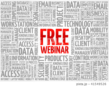 Free Webinar word cloud 41549526