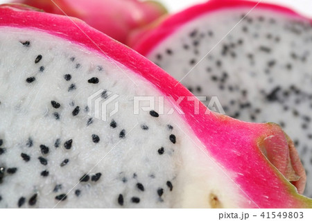 ドラゴンフルーツのカット面クローズアップ 41549803