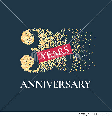 30 years anniversary vector icon, logo 41552532