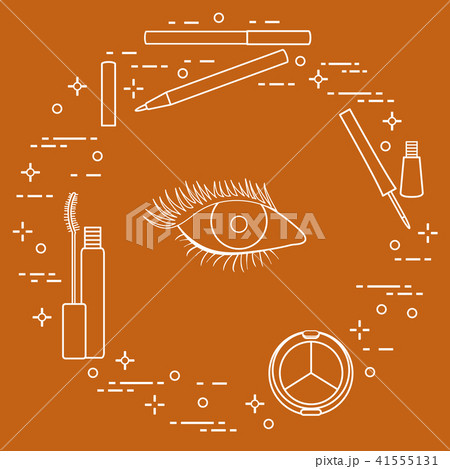 Eye makeup Decorative cosmetics. 41555131