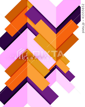 Multicolored abstract geometric shapes, geometry background for web banner 41555652