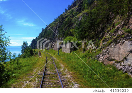 Circum-Baikal railway in Siberia Circum-Baikal railway in Siberia 41556039