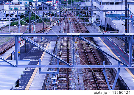 鉄道。線路。駅。 鉄道。線路。駅。 41560424